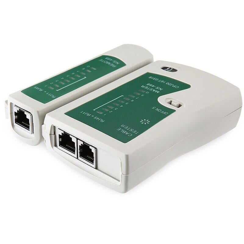 Powermaster RJ45 RJ11 Kablo Test Aleti İnternet Telefon Ethernet Kablosu Test Cihazı