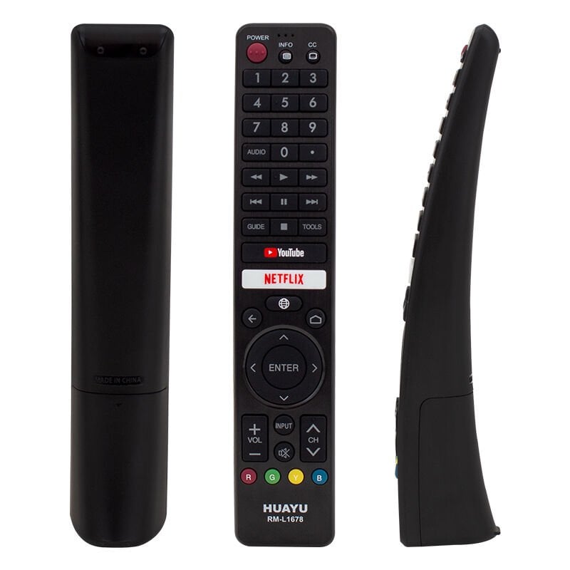 Huayu RM-L1678 Sharp Netflix-Youtube Tuşlu Lcd-Led Tv Kumanda Televizyon Kumandası