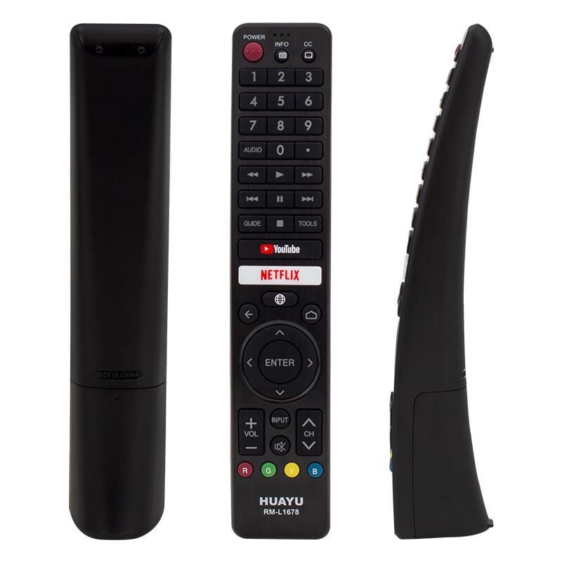 Huayu RM-L1678 Sharp Netflix-Youtube Tuşlu Lcd-Led Tv Kumanda Televizyon Kumandası