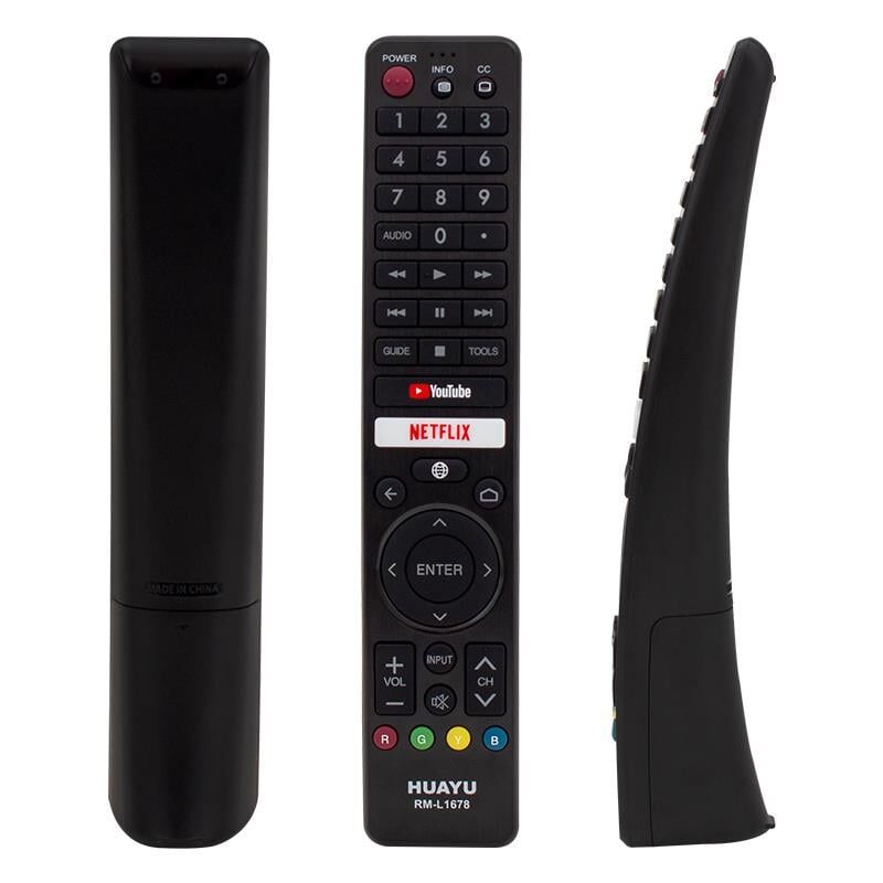 Huayu RM-L1678 Sharp Netflix-Youtube Tuşlu Lcd-Led Tv Kumanda Televizyon Kumandası