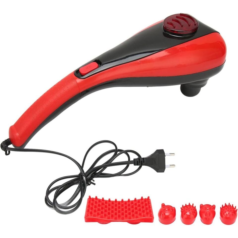 Powermaster PM-24616 İki Kademeli Çift Başlıklı El Tipi Masaj Aleti