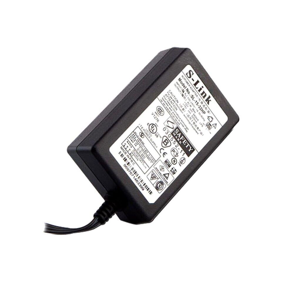 S-Link SL-15-32HP 15 Volt 32 Volt Çift Voltaj AC DC HP Yazıcı Adaptörü 3 Pinli Hp Yazıcı Kablosu