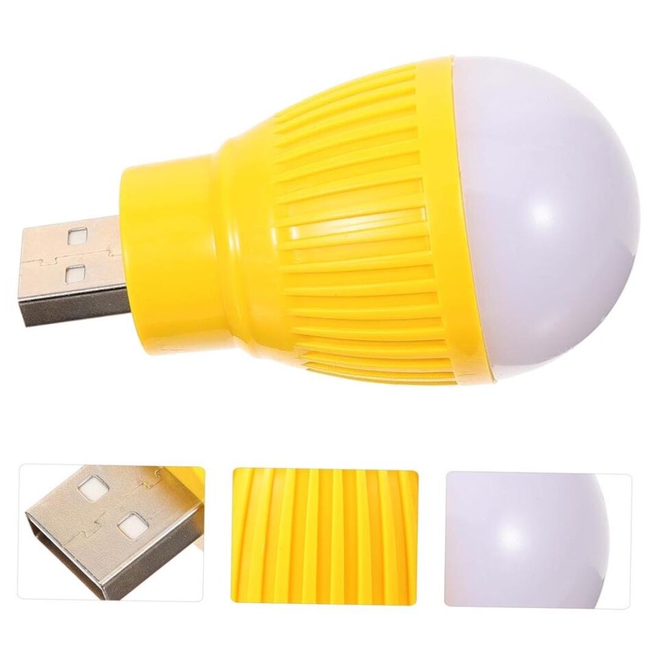 Usb Mini Gece Lambası Aydınlatma Oto Kamp Lambası Usb İle Yanan Led Lamba