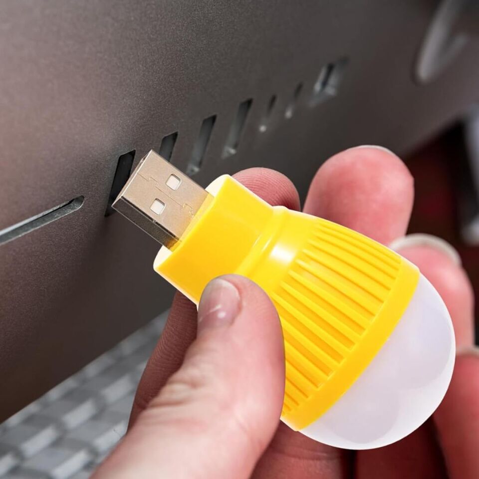 Usb Mini Gece Lambası Aydınlatma Oto Kamp Lambası Usb İle Yanan Led Lamba