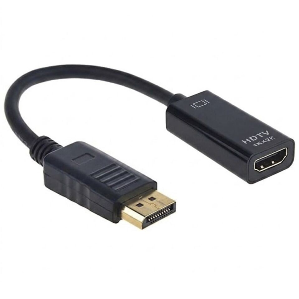 Powermaster Display Erkek To HDMI Dişi 4K-2K Çevirici Displayport Hdmi Dönüştürücü