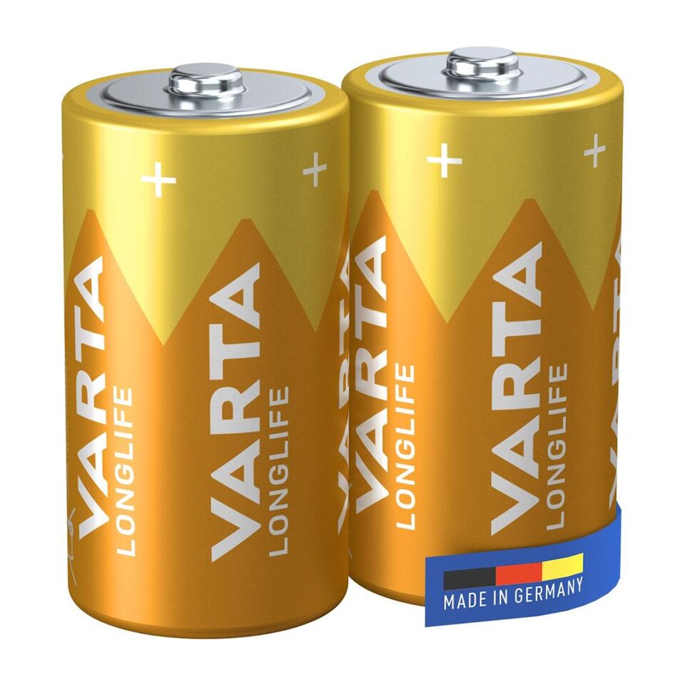 Varta Longlife Power Alkalin Büyük D Boy Pil 2'li