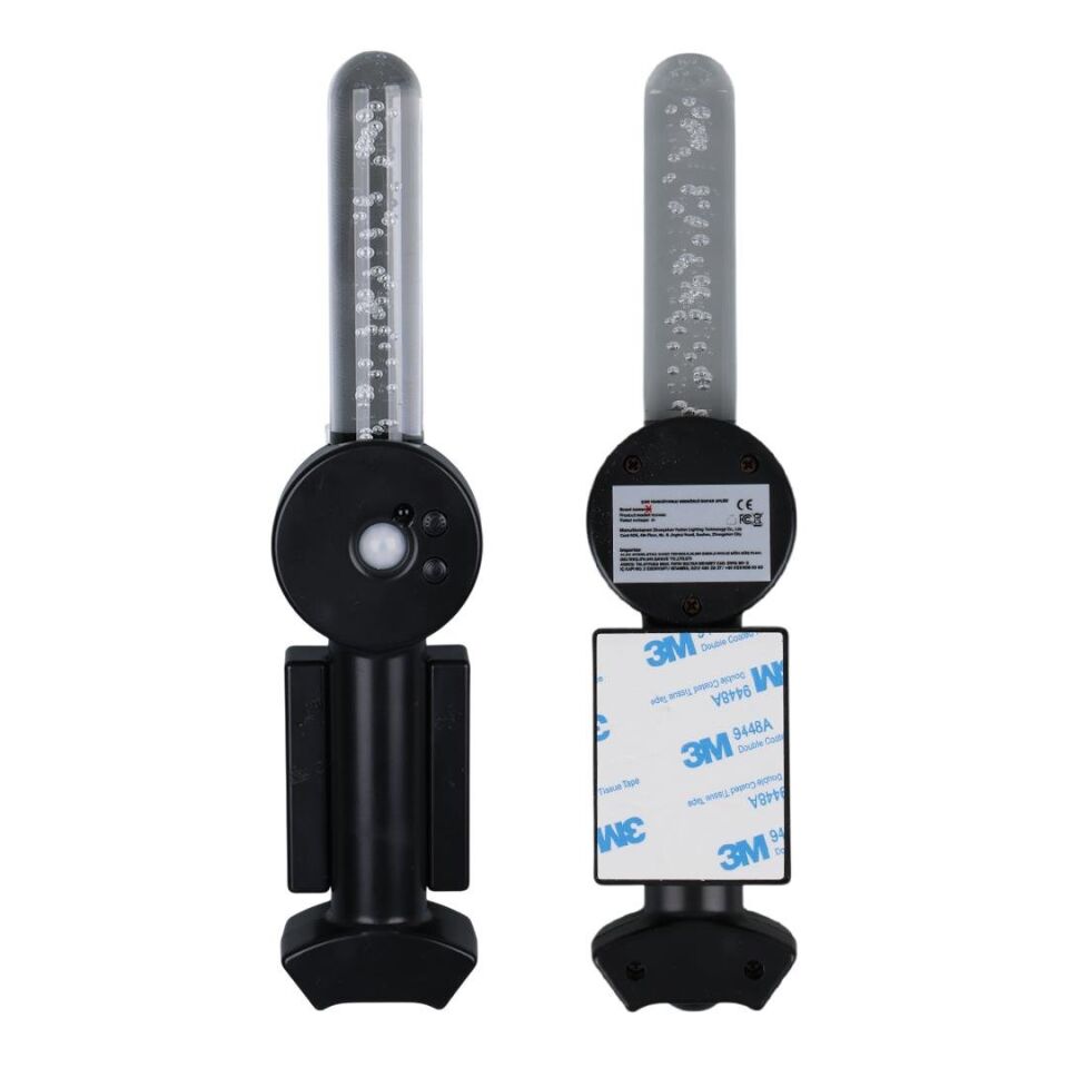 Ayt Ledx Mıktanıslı Rgb Renkli Usb Şarjlı 800 Mah 3 Kademeli Işıklı Sensörlü Duvar Aplik Led Aydınlatma Gece Lambası