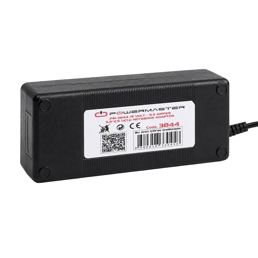 Powermaster PM-3844 19 Volt - 9.5 Amper 5.5*2.5 Mm Uçlu Notebook Adaptör