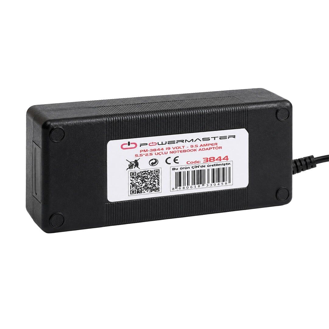 Powermaster PM-3844 19 Volt - 9.5 Amper 5.5*2.5 Mm Uçlu Notebook Adaptör