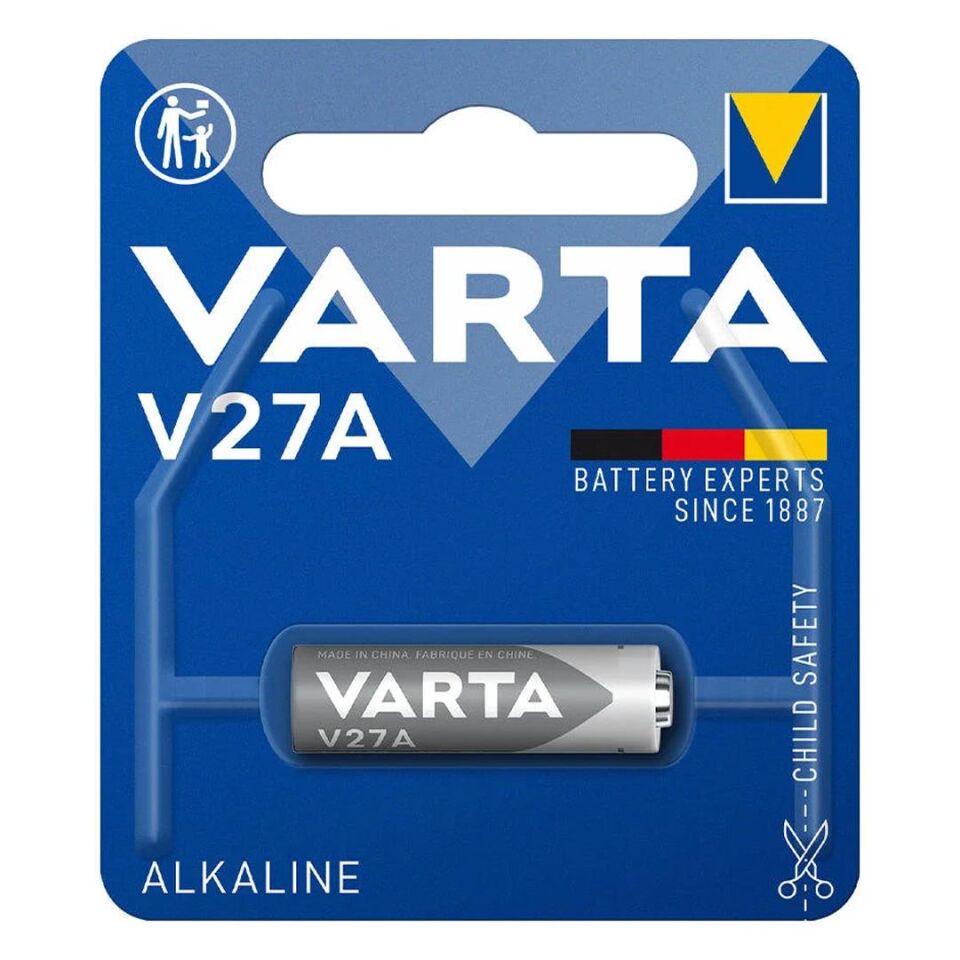 Varta V27A / LR27 Alkalin 12 Volt Para Pil Tekli