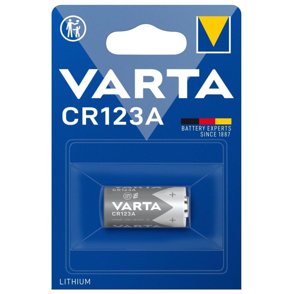 Varta CR 123A 3 Volt Lityum Pil Tekli