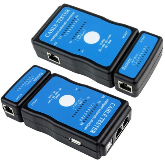 Powermaster RJ45 RJ11 USB Çoklu Kablo Test Cihazı İnternet Telefon Kablosu Test Makinası Lan Kablo