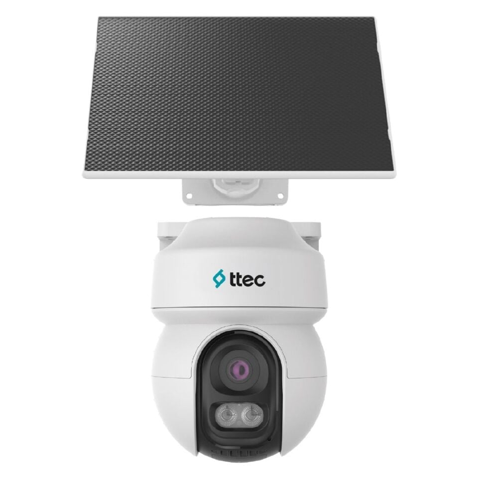 TTEC SLR-3330S-MH/SL-4G 3MP 4Mm 4G Solar PTZ Güvenlik Kamerası + Kesintisiz Enerji Ve Kablosuz İzleme