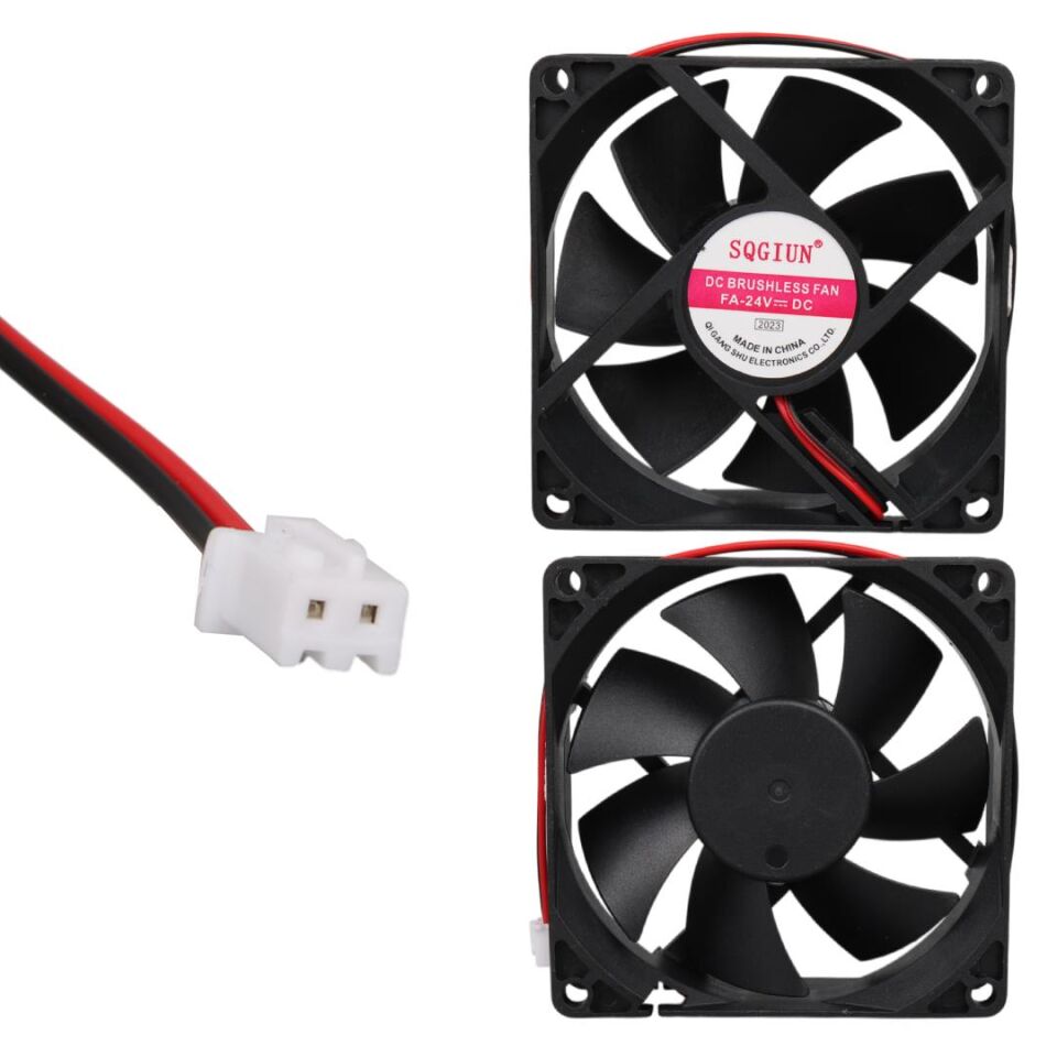 Ayt 8x8 Cm 24 Volt Bilgisayar Fanı Soğutucu 80x80x25 mm