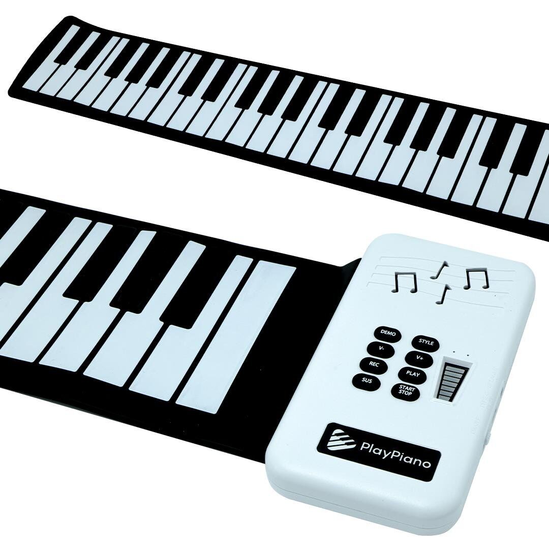 Ayt Magicvoice S3037C Renkli 37 Tuşlu Roll UP Silikon Piyano 80 Cm 3.5 Ve Type-c Soketli