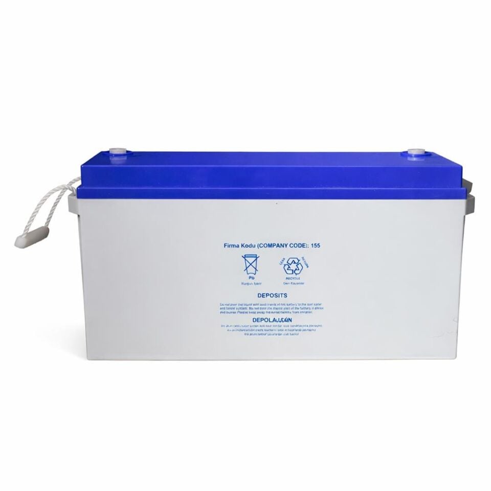 Yokohama YH-27019 12V 200Ah Tam Bakımsız Deep Cycle Jel Akü 532X240x221mm Yeni Tarihli Taze Akü