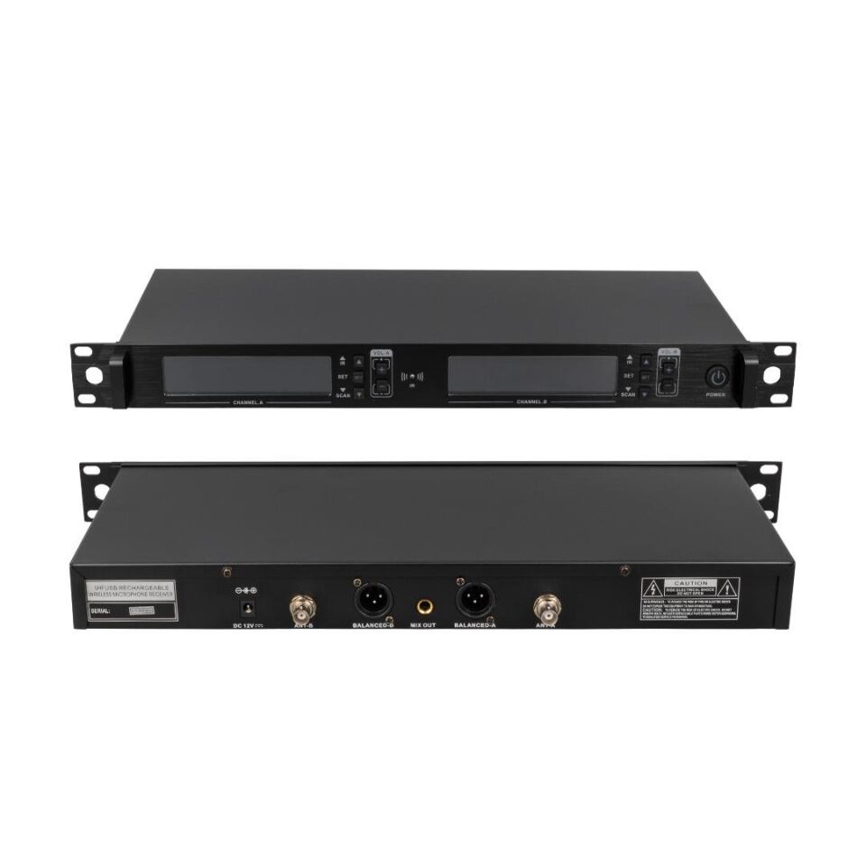 Ayt Magicvoice Mv-21633 2 El Tipi Mikrofonlu 100+100 Kanal Antenli Uhf-Pll Kablosuz Telsiz Mikrofon