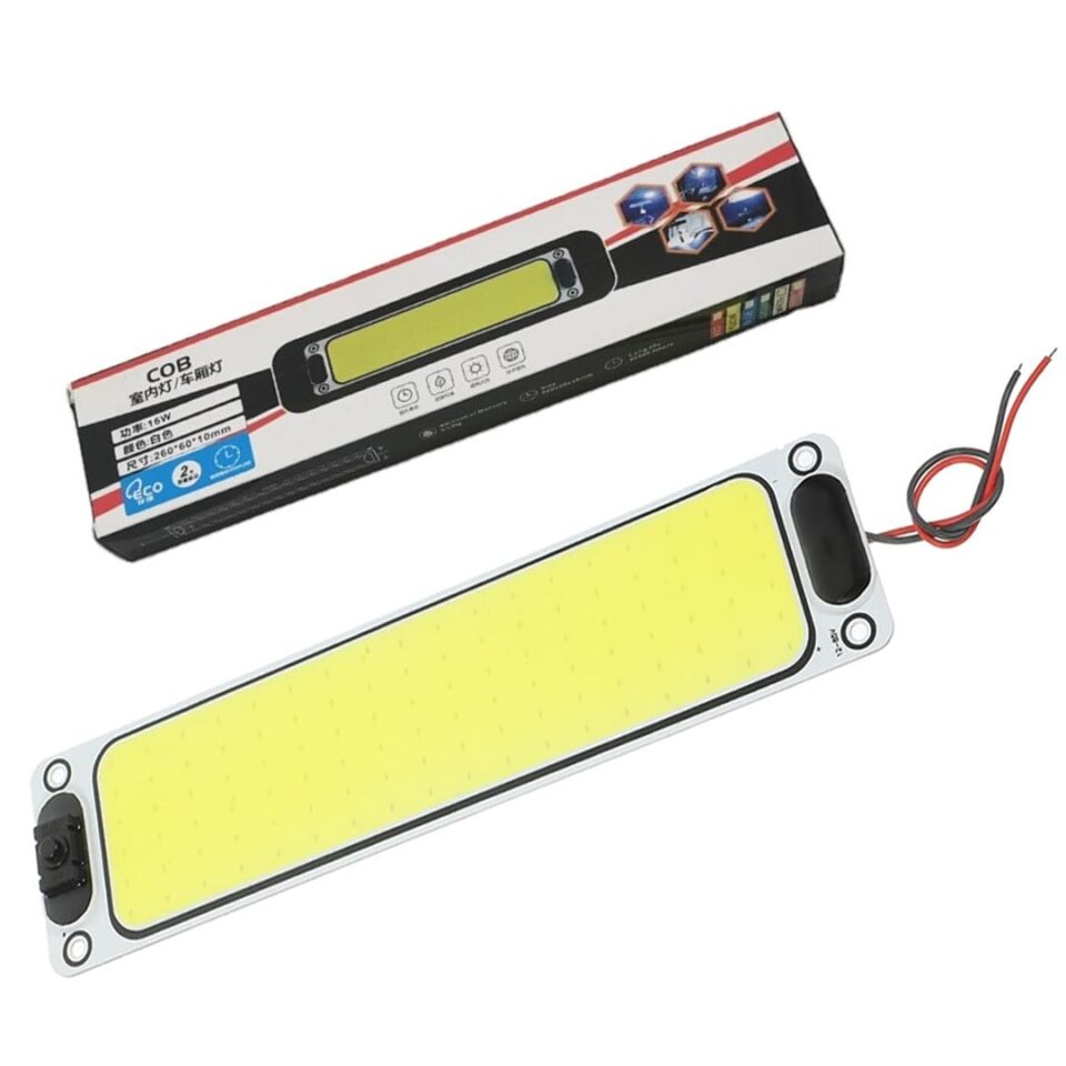 Powermaster PM-26420 İkili 12-85V DC 6X24 Cm 108 Cob Led Beyaz Işık Panel Lamba