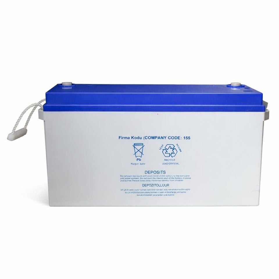 Yokohama YH-27018 12V 150Ah Tam Bakımsız Deep Cycle Jel Akü 481X170x241mm Yeni Tarihli Taze Akü