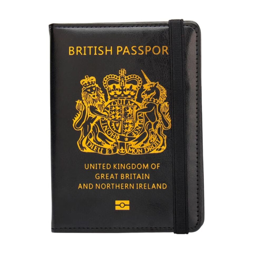 Ayt Sunup Sn-26344 İngiltere Kapaklı Suni Deri Pasaport Kılıfı Kadın Erkek Unisex