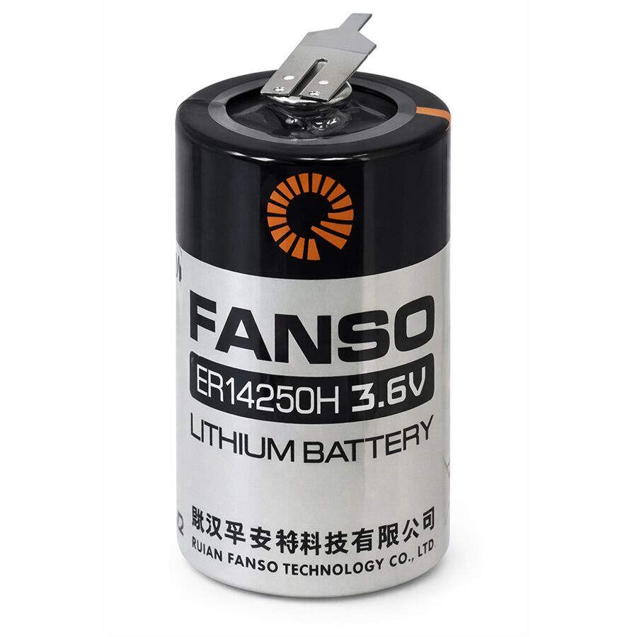 Fanso ER14250H 3.6V 1/2AA Puntalı Lityum Pil (PLC/Endüstriyel)