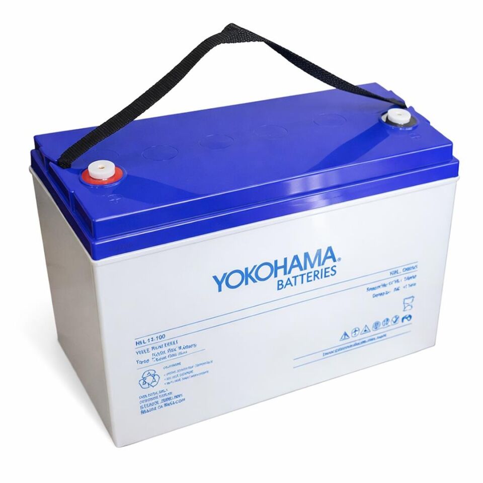 Yokohama YH-26919 12V 100Ah Tam Bakımsız Deep Cycle Jel Akü 330X172x218mm Yeni Tarihli Taze Akü