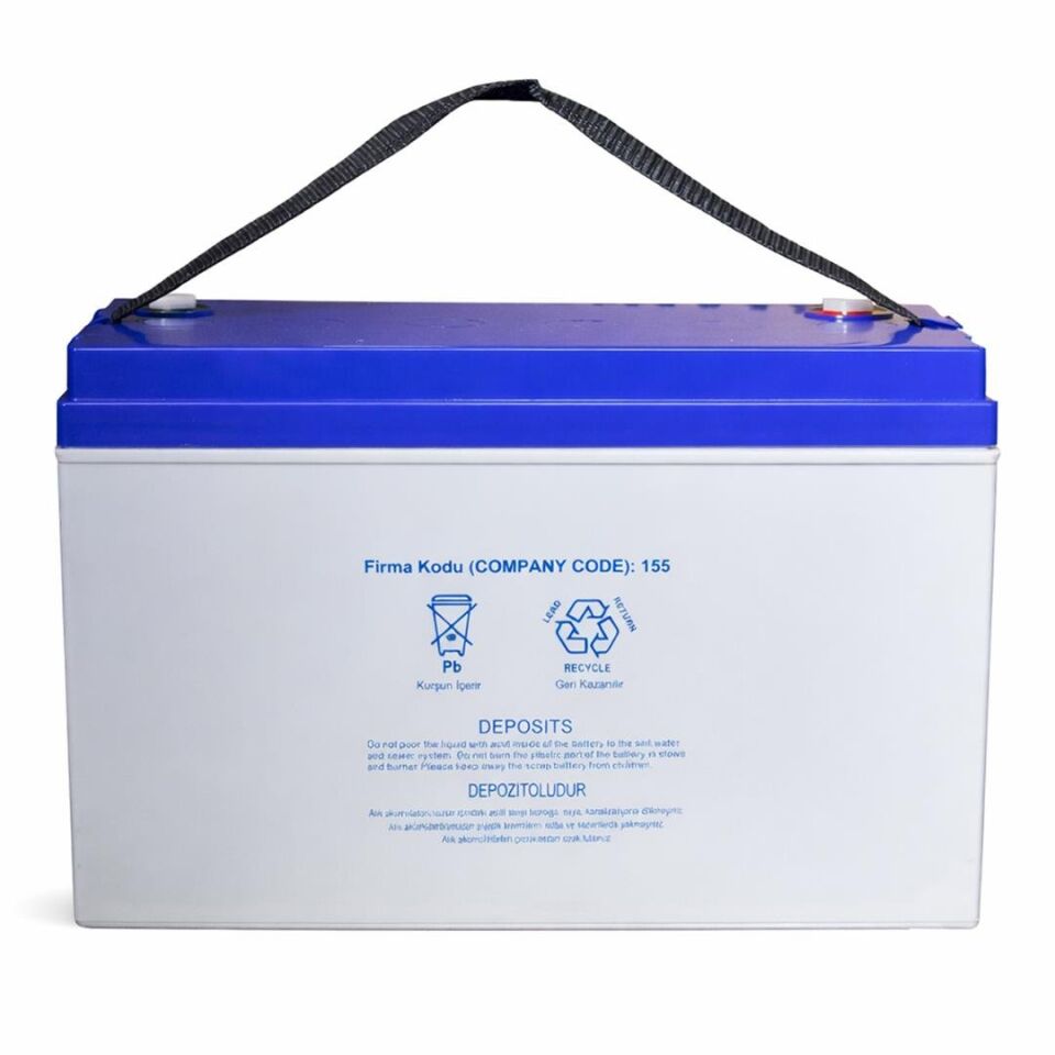 Yokohama YH-26919 12V 100Ah Tam Bakımsız Deep Cycle Jel Akü 330X172x218mm Yeni Tarihli Taze Akü