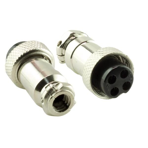 Powermaster Mayk 4 Pinli Dişi Fiş Şase 16mm