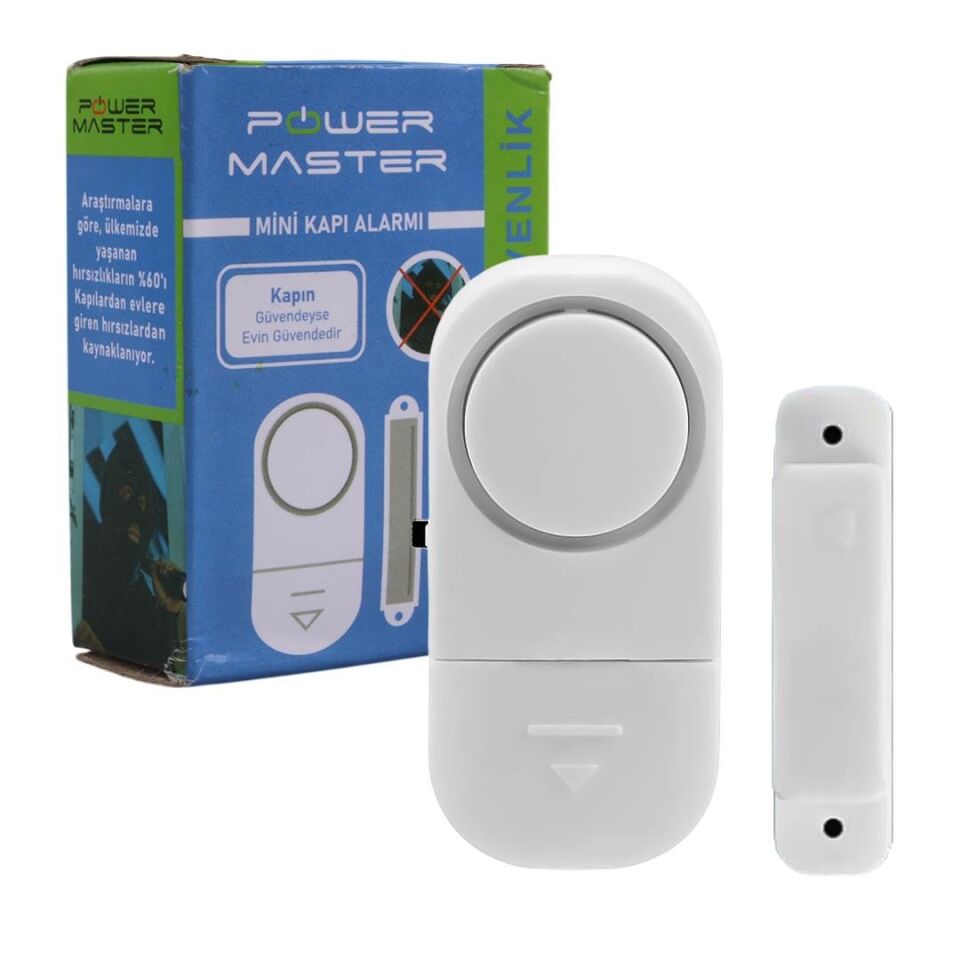 Powermaster PM-17795 Mini Kapı Alarm Sistemi Manyetikli Kapı Pencere Alarmı