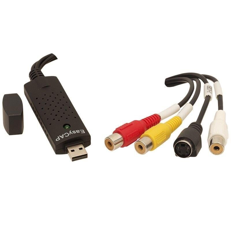 Powermaster PM-30051 720P Easycap Video Ve Ses Yakalama Kartı RCA S-Video Capture Card