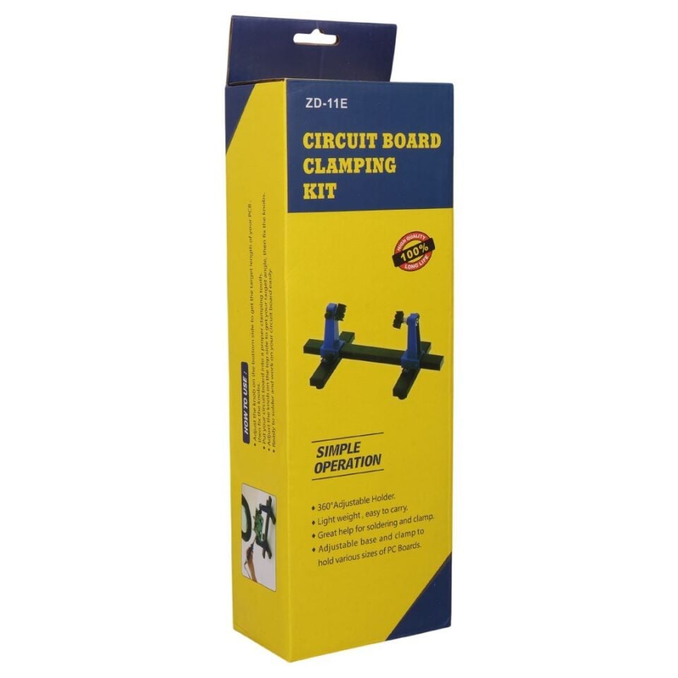 Class ZD-11E Ayarlanabilir PCB Devre Kartı Tutucu  Tamir Standı (Circuit Board Clamping Kit)
