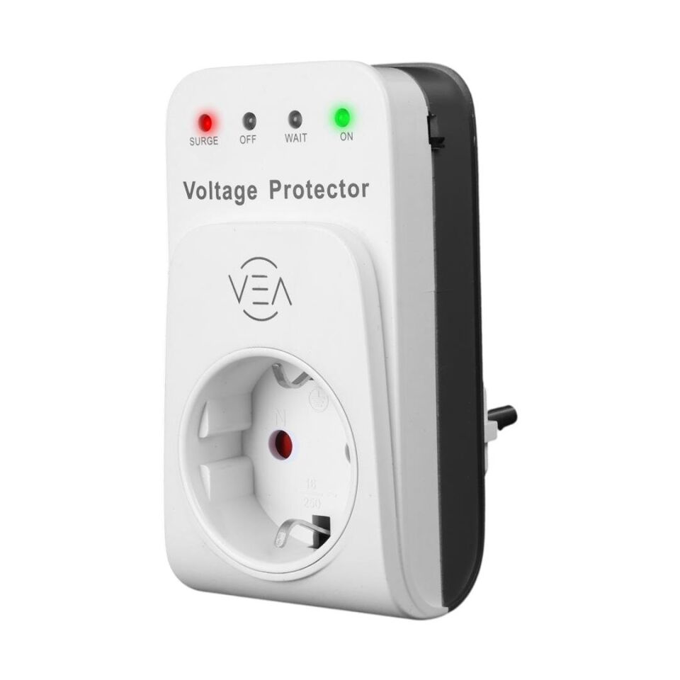 Ayt Vea VE-25531 15A 3520W Tekli Aşırı Yüksek Gerilim Akım Korumalı Priz Led Göstergeli Akım Koruyucu Priz