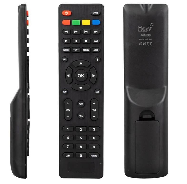 Ayt Hey Mysat Moonstar MS-3000 Uyumlu Full HD LM Tuşlu Uydu Alıcı Kumandası Uzaktan Kumanda