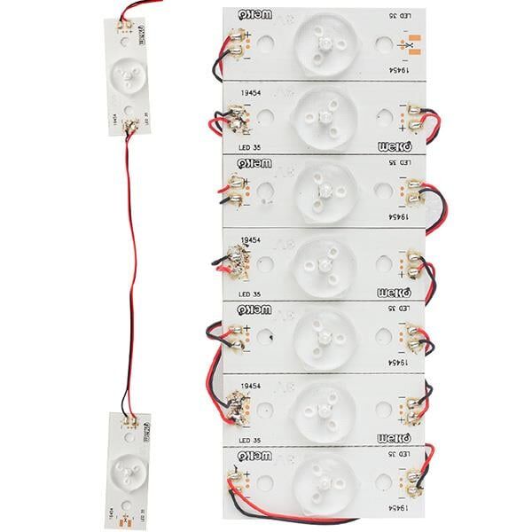 3 Volt Tek Kablolu Birbirine Bağlı Led (7'Li Poşet)