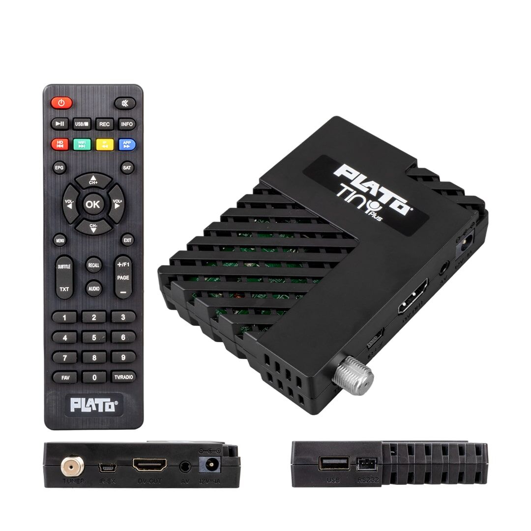 Plato Tiny Plus Tek Usb Li Wifi Destekli Hd Uydu Alıcısı Hdmi Uydu Cihazı