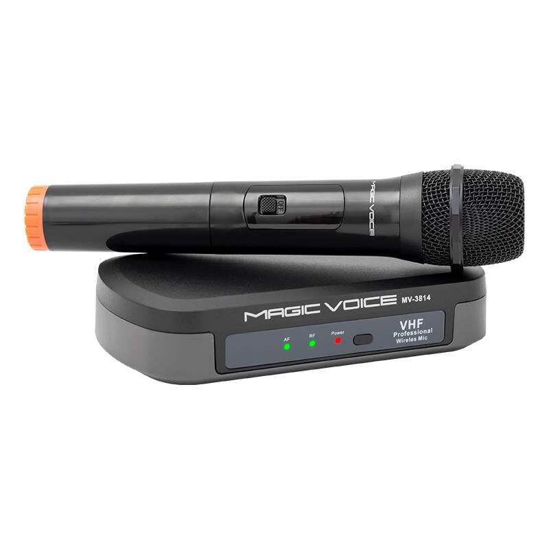 Ayt Magicvoice MV-3811 VHF El Tipi Telsiz Mikrofon Kablosuz El Mikrofonu 60 Metre Çekim Mesafesi Kablosuz Mikrofon
