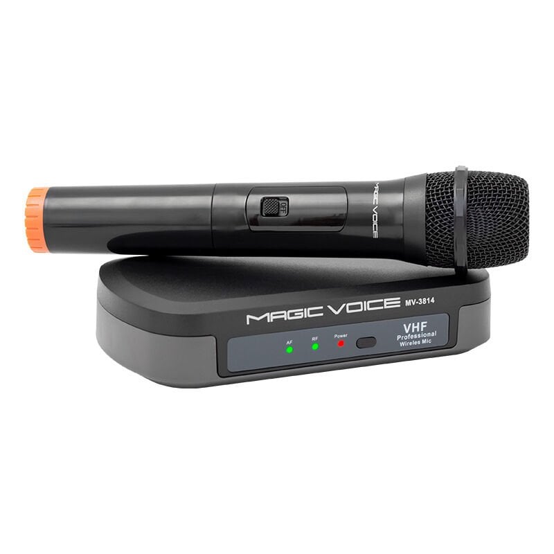 Ayt Magicvoice MV-3811 VHF El Tipi Telsiz Mikrofon Kablosuz El Mikrofonu 60 Metre Çekim Mesafesi Kablosuz Mikrofon