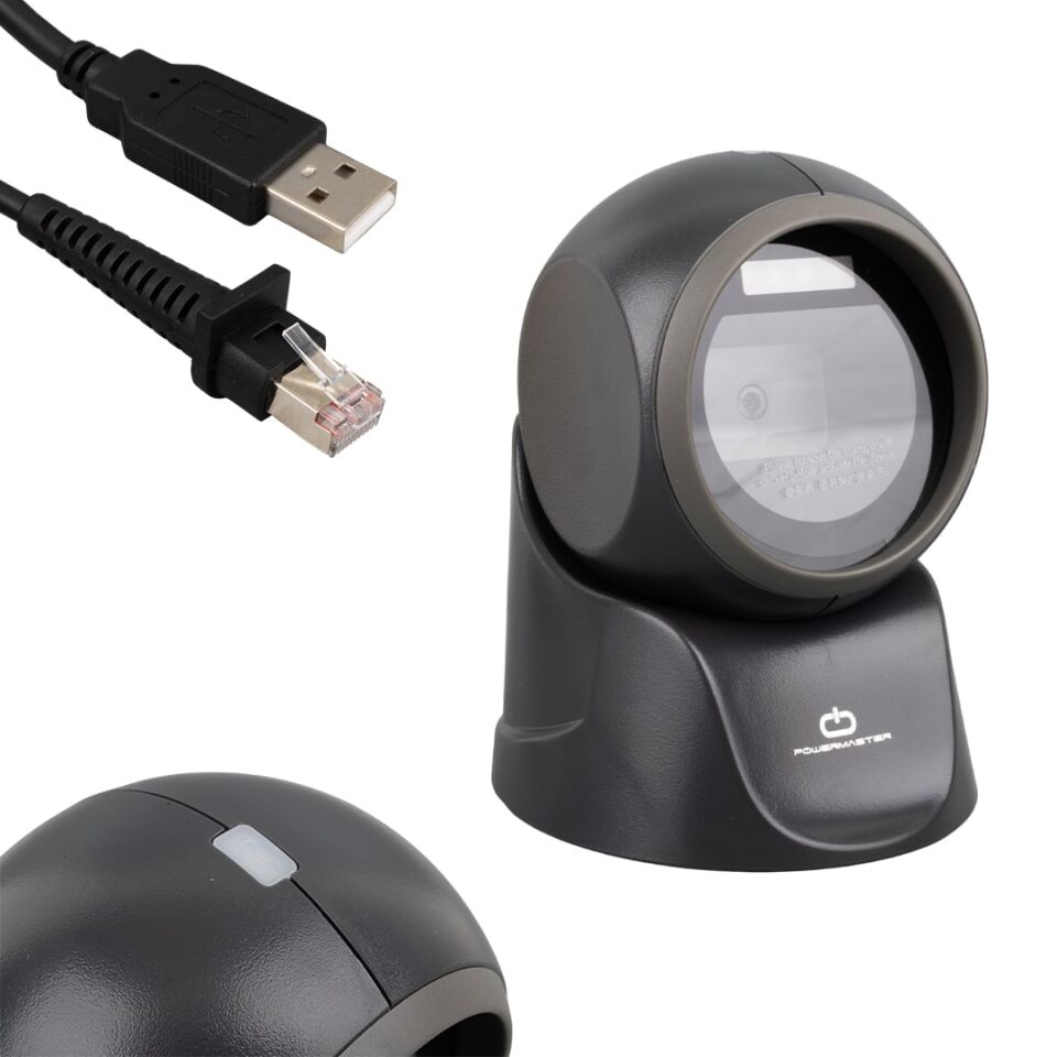 Ayt Powermaster 2D Karekod Kablolu USB Masaüstü Barkod Okuyucu