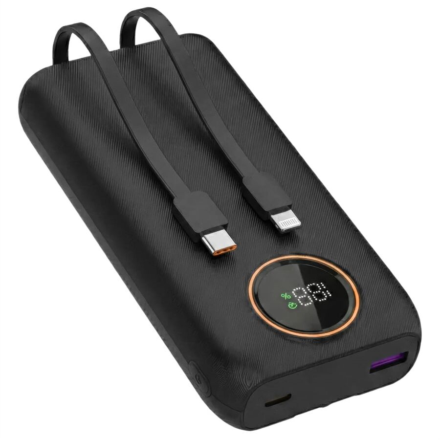Snapron SNP-3013 22.5W PD 20.000Mah Dahili Kablolu Ve Hızlı Şarjlı Powerbank