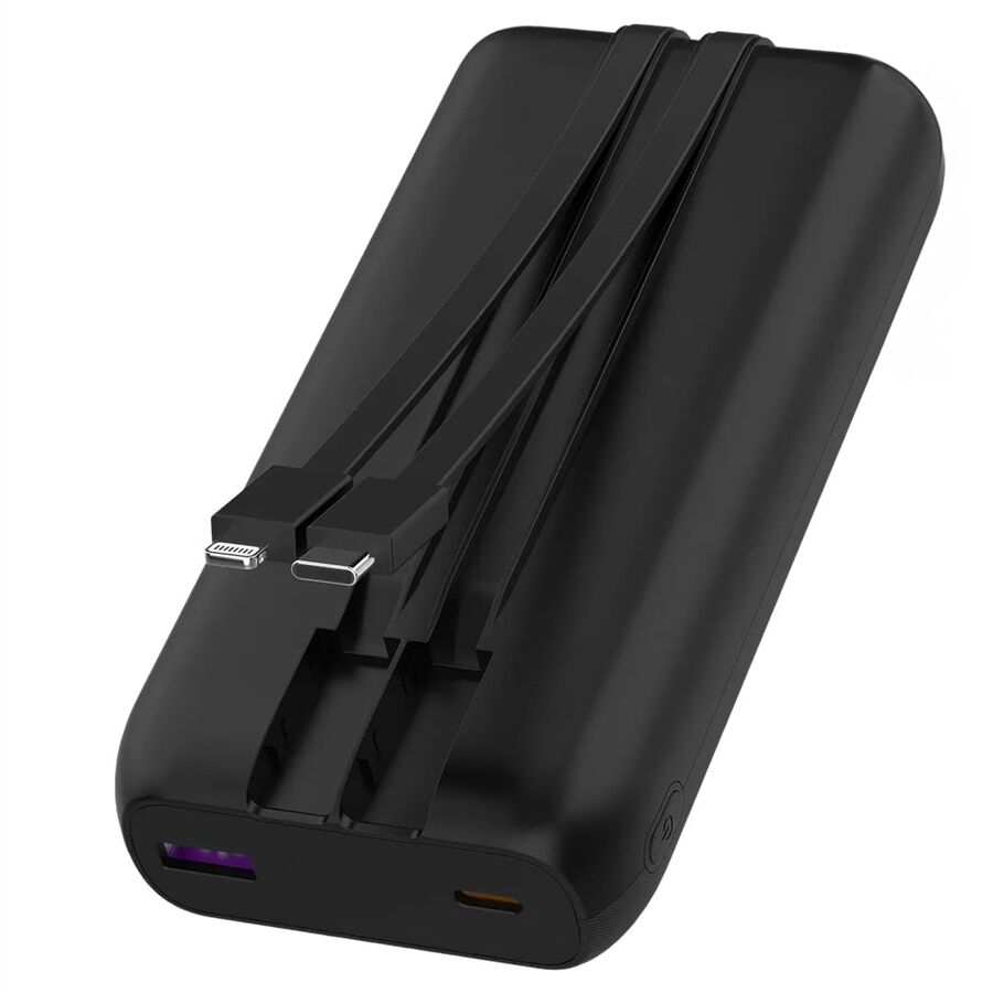 Snapron SNP-3013 22.5W PD 20.000Mah Dahili Kablolu Ve Hızlı Şarjlı Powerbank