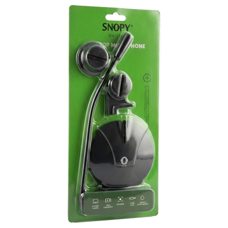 Snopy SN-130 Siyah Gürültü Engelleyici Masaüstü Mikrofon