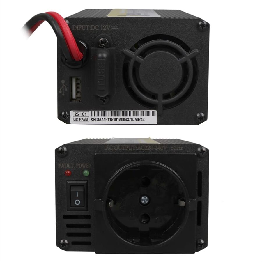 Orbus MS150W 150W 12V DC - 220V AC Modifiye Sinüs Araç Çakmaklık İnverteri