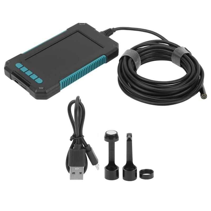 Powermaster 10 Metre 8 MM Kablolu HD 1080P Endeskop Yılan Kamera Çift Kameralı Hareketli Kendinden Ekranlı Endoskopik