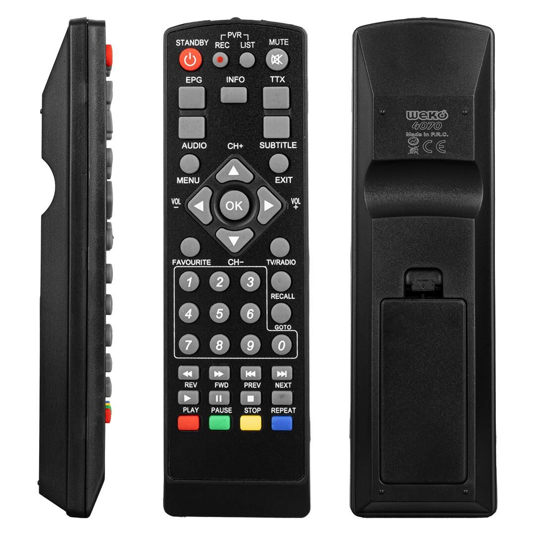 Ayt Botech 2010 HD 7200 FTA USB Grundig Dsr-7150 Herz Yumatu Uydu Alıcı Kumandası