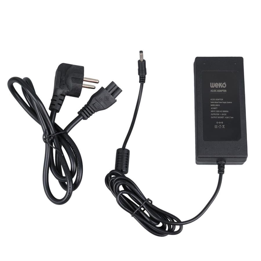 Ayt 9 Volt 5 Amper Yazar Kasa Pos Cihazı Makinası Masa Üstü Adaptör Şarj Cihazı Aleti 4.0x1.7 mm Uçlu