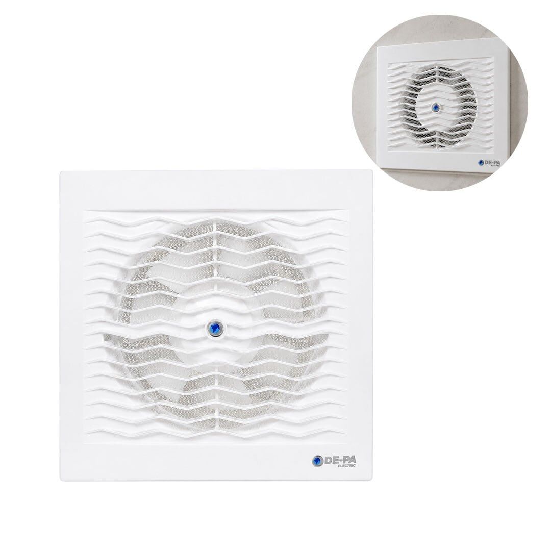 DE-PA 11150 Q150 150'Lik Banyo Tuvalet Aspiratör (15Cm)