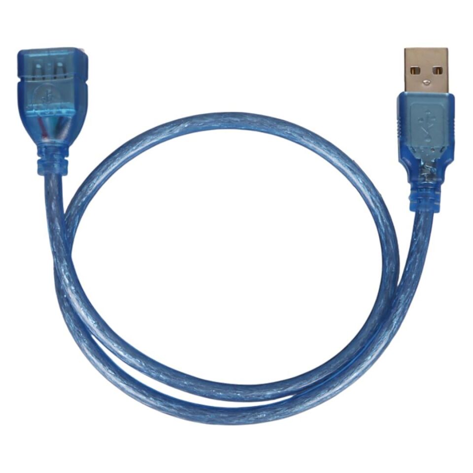 POWERMASTER 50 CM ŞEFFAF USB UZATMA KABLOSU