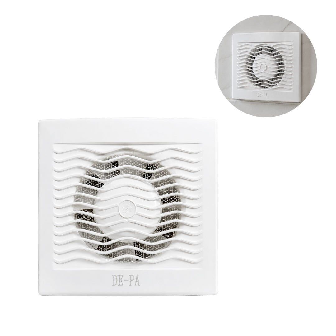 De-Pa 11148 Q100 100'Lük Banyo Tuvalet Aspiratör (10Cm)