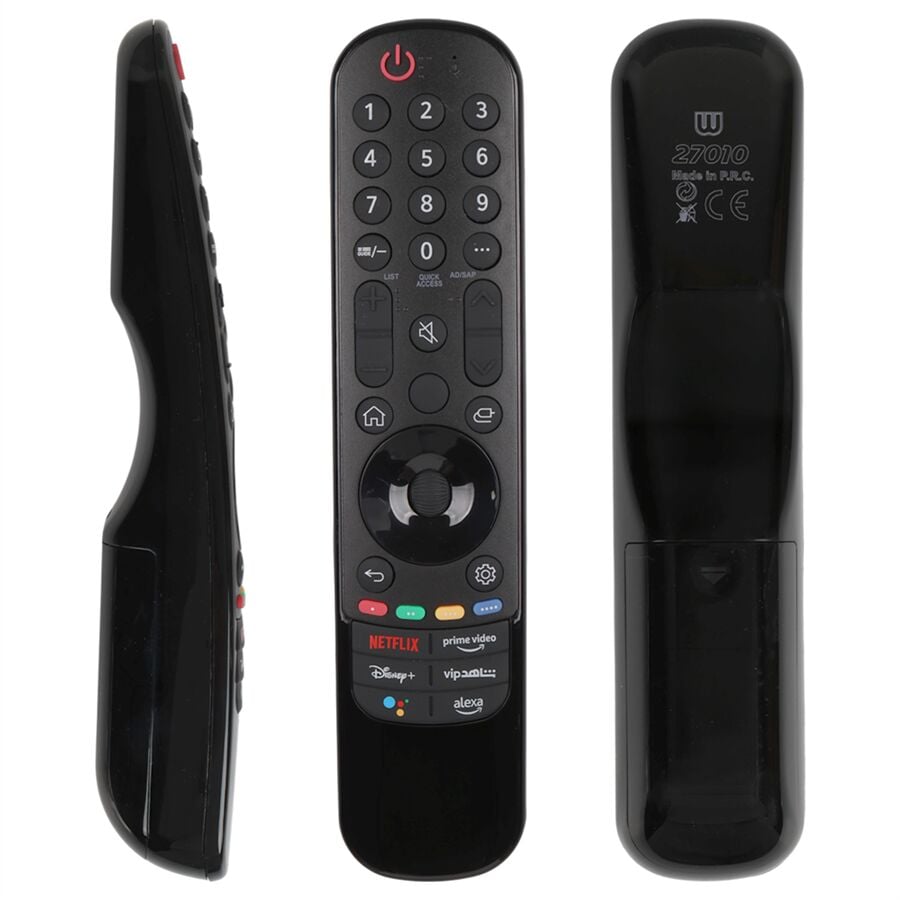 Ayt Lg AKB76039906 Netflix Prime Video Shahid Vip Alexa Tuşlu Ses Komutsuz Lcd Led Tv Kumanda
