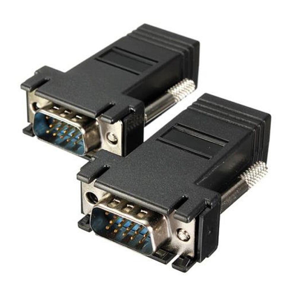 Powermaster VGA Extender RJ45 CAT5 CAT6 CAT7 Uzatıcı Çevirici Dönüştürücü